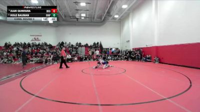 120 lbs Cons. Round 5 - Kole Bauman, Chaparral vs Juan Quintana, Brighton