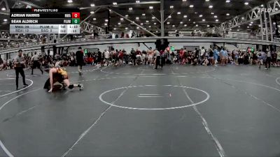 150 lbs Round 6 (8 Team) - Adrian Harris, Myland WA vs Sean Aldrich, The Plumbers