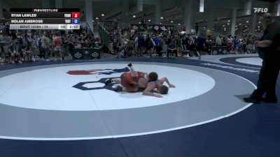 70 lbs Champ. Round 1 - Ryan Lawler, Pennsylvania vs Nolan Ambrose, Viking RTC