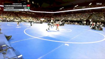 106 Class 2 lbs 1st Place Match - Carlos Juarez-Ramirez, Mexico vs Caleb Dyer, Lutheran St. Charles
