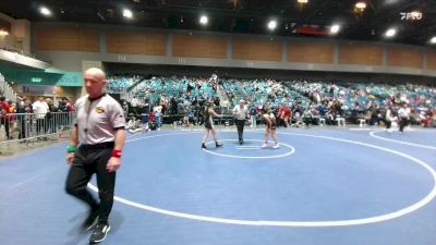 100 lbs Cons. Round 5 - Elanie De Los Reyes, Pershing County vs Juliah Lee, El Dorado