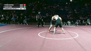 5A 285 lbs 1st Place Match - Ryder Hatton, Lubbock Cooper vs Elijah Luna, Canyon Randall