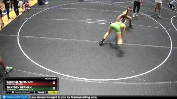 108 lbs Cons. Semi - Cooper McMahon, Carolina Reapers vs Brayden Herman, Summerville Takedown Club