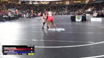 207 lbs Cons. Round 4 - Julia Richey, Simon Fraser University vs Traeh Haynes, North Central College