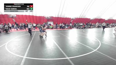 12U Boys - 98 lbs Quarters - Robbie Crawford, Pinnacle Wrestling Club vs Isaac Garcia, Wisconsin