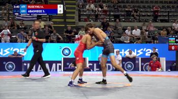 45 kg 1/4 Final - Abdurrahman Huseynli, Azerbaijan vs Saba Abashidze, Georgia