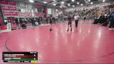 110 lbs Champ. Round 2 - Marisol Morales, Adelanto vs Kaylah Constantino, Corona Centennial