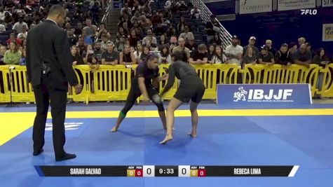 Rebeca Lima vs Sarah Galvao 2025 Pan IBJJF Jiu-Jitsu No-Gi Championship