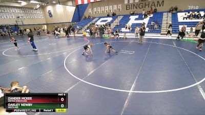 53-55 lbs Round 1 - Oakley Newby, Westlake vs Zander Mckee, Uintah Wrestling