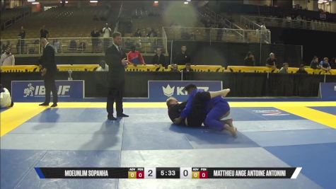 Moeunlim Sopanha vs Matthieu Ange Antoine Antonini 2025 Pan Jiu Jitsu IBJJF Championship