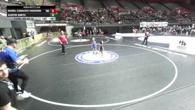 67 lbs Cons. Rd Of 32 - Austin Smith vs Daniel Camacho Chavarin, Tracy Wrestling Club
