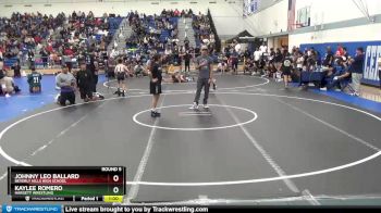 130 lbs Round 5 - Johnny Leo Ballard, Beverly Hills High School vs Kaylee Romero, Hargett Wrestling