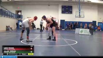 220 lbs Cons. Round 4 - Kaleb Jordan, Century High School vs Jack Young, Owyhee High School