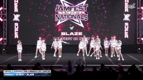Perfect 10 Heat - Blaze [2026 L1 Junior - D2 - Small - A DAY 2] 2026 JAMfest Cheer Super Nationals