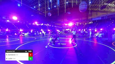 130 lbs Round Of 32 - Sawyer Cameron, 208 Badgers vs Bentley Licht, Fort Collins Highschool