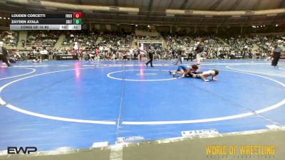 70 lbs Consi Of 16 #2 - Louden Corcetti, Franklin Regional vs Zayden Ayala, Sebolt Wrestling Academy
