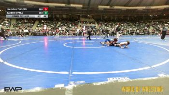 70 lbs Consi Of 16 #2 - Louden Corcetti, Franklin Regional vs Zayden Ayala, Sebolt Wrestling Academy