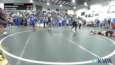 76 lbs Rr Rnd 2 - Kooper Cabelka, Elgin Wrestling vs Jerald Torres, OKC Saints Wrestling