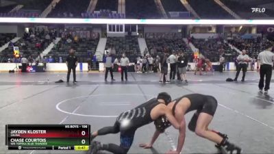 106 lbs Cons. Semi - Chase Courtois, WR-Topeka Blue Thunder vs Jayden Kloster, Salina