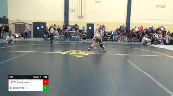 102 lbs Semifinal - Cadence Christensen, Moyer Elite vs Braxton Heitritter, Ironhawk Wrestling Academy