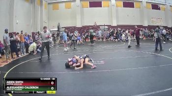 68 lbs Round 2 - Aiden Smith, Gaston Grizzlies vs Alessandro Calderon, Sons Of Thunder