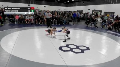 55 lbs Quarterfinals (8 Team) - Pierce Monroe, Killer Elite vs Michael Pannorfi, The Outsiders Wrestling Club