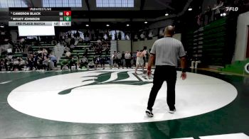 285 lbs 3rd Place Match - Cameron Black, Dematha vs Wyatt Johnson, Cardinal Gibbons