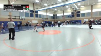 105lbs Quarterfinal - Ayla Mitchell, Kamiakin (Girls) vs Sharon Arroyo, Royal (Girls)