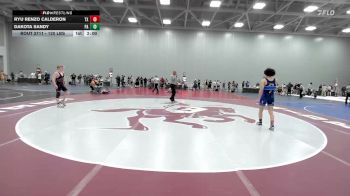 120 lbs Round Of 16 - Ryu Renzo Calderon, TX vs Dakota Sandy, PA