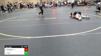 123 lbs Round Of 64 - Kaleb Shepard, Aniciente TC vs Ty Irish, All In Wr Acd