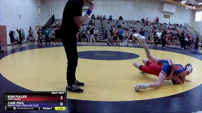 78 lbs Cons. Round 3 - Kam Fuller, Unattached vs Case Paul, Indian Creek Wrestling Club