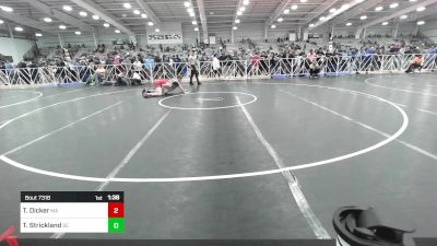 170 lbs Round Of 64 - Tommy Dicker, MA vs Tyler Strickland, SC