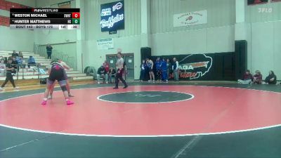 Boys 175 lbs 3rd Place Match - Hunter Matthews, Herington vs Weston Michael, Shawnee Heights