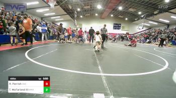 49 lbs Round Of 32 - Remy Parrish, Claremore Wrestling Club vs Teddy McFarland III, Sperry Wrestling Club