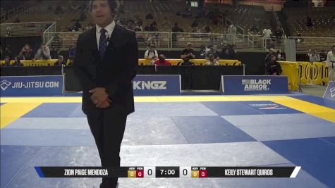 Keily Stewart Quiros vs Zion Paige Mendoza 2025 Pan Jiu Jitsu IBJJF Championship