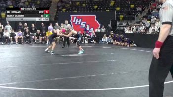 150 lbs Semis - Eli Herman, Waukee Northwest vs Elijah Blewitt, Indianola