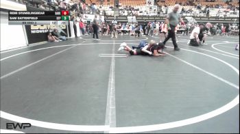 100-110 lbs Rr Rnd 3 - Remi Stumblingbear, Darko Valley Wolfpak vs Sam Satterfield, Tulsa Blue T Panthers