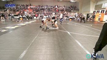 76 lbs 2nd Place - Jackson Beckley, Team Tulsa Wrestling Club vs Levi Matheny, Skiatook Youth Wrestling