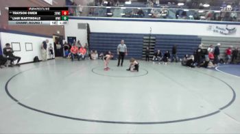 63 lbs Champ. Round 1 - Trayson Owen, 208 Badgers Wrestling Club vs Liam Martindale, Warhawk Wrestling Club