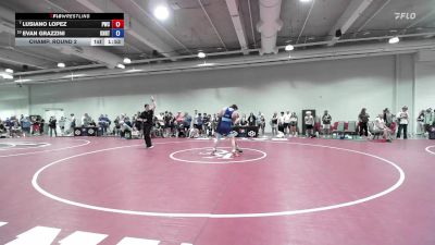 Champ. Round 2 - Lusiano Lopez, Peninsula Wrestling Club vs Evan Grazzini, Knights RTC