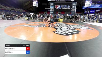 106 lbs Cons 32 #1 - Merrick Kustarz, MI vs Bo Gibbs, OH