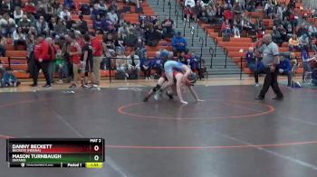 138 lbs Quarterfinal - Mason Turnbaugh, Ontario vs Danny Beckett, Buckeye (Medina)