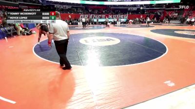 3A 165 lbs Cons. Round 2 - Tommy McDermott, Bolingbrook vs Royce Lopez, Gurnee (Warren)