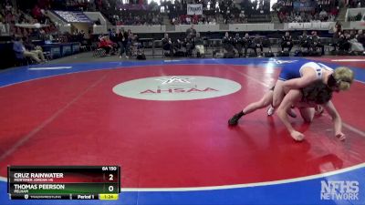 6A 150 lbs 1st Place Match - Cruz Rainwater, Mortimer Jordan HS vs Thomas Peerson, Pelham