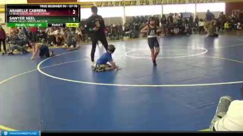 67 lbs Round 1 - Sawyer Neel, Moapa Valley Wrestling Club vs Arabelle Cabrera, LV Bear Wrestling Club (Spring