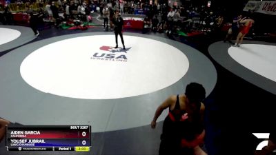 120 lbs Cons. Semi - Aiden Garcia, California vs Yousef Jubrail, LAWC/Chaminade