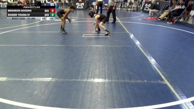 78 lbs Consy 2 - Bronson Rogers, Brecksville vs Dozier Young IV, Quest W.C.