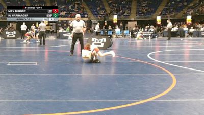65 lbs Round Of 32 - Max Mingee, Littlestown vs Kj Harbarger, Hempfield