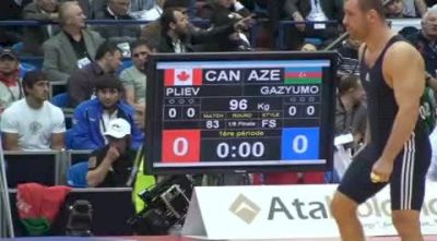 96kg Khetag Gazyumov AZE- vs. Khetag Pliev Canada-