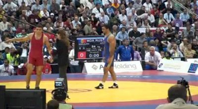 84kg Soslan Ktsoev Russia- vs. Piotr Ianulov MDA-